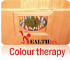 Our Sauna's come with Colour therapy as standard