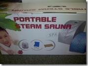 Package steam sauna box
